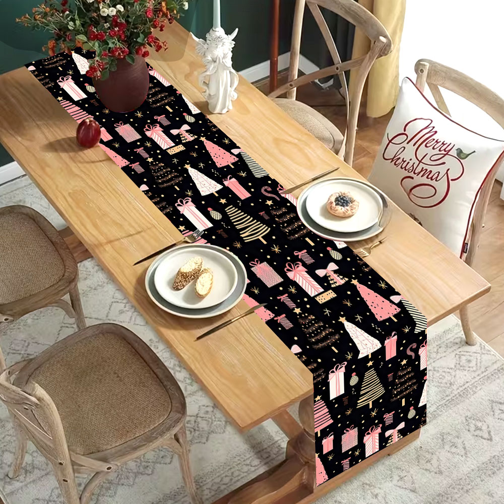 Christmas Table Runner Pink Xm - огляд і ціна Christmas Table Runner