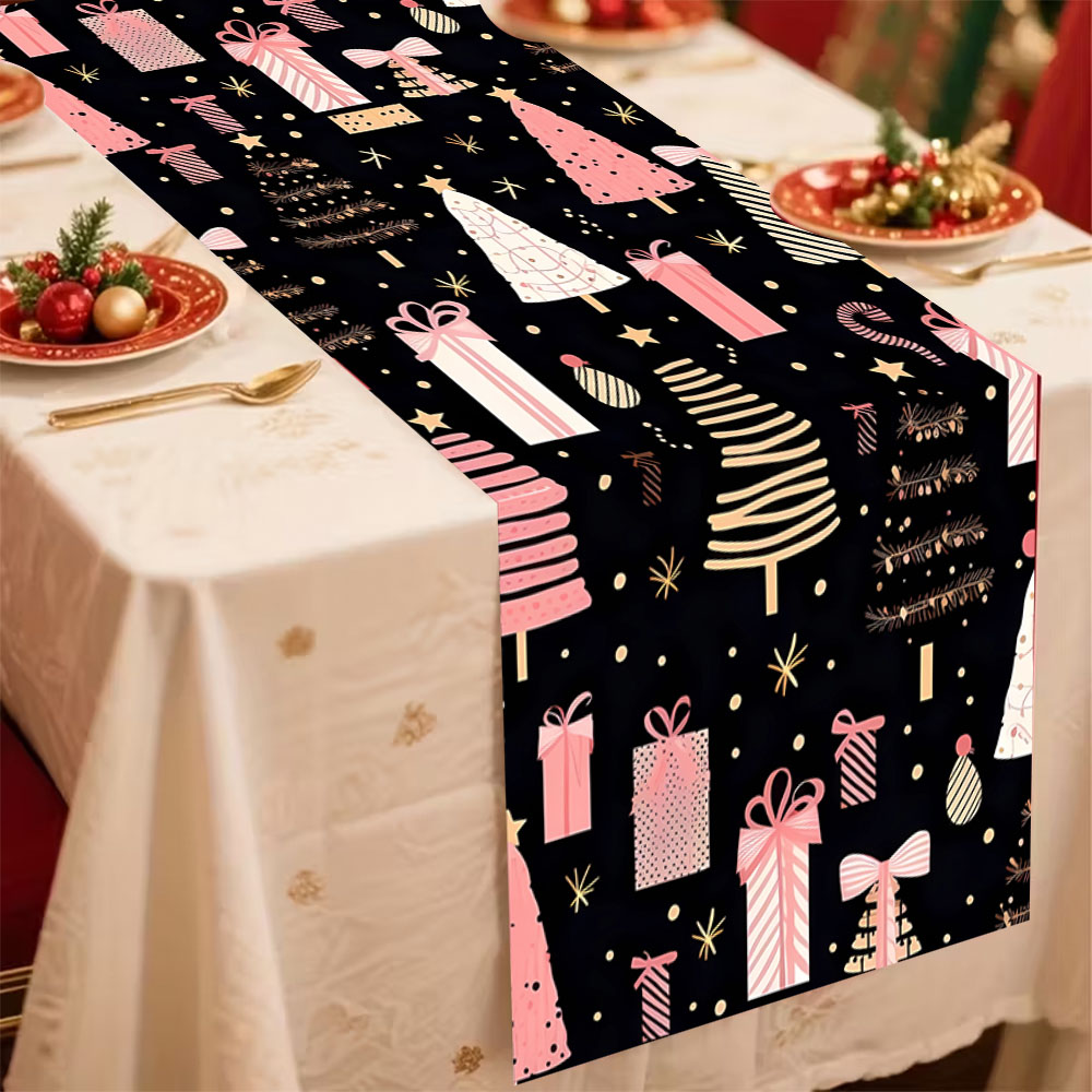 Christmas Table Runner Pink Xm - огляд і ціна Christmas Table Runner