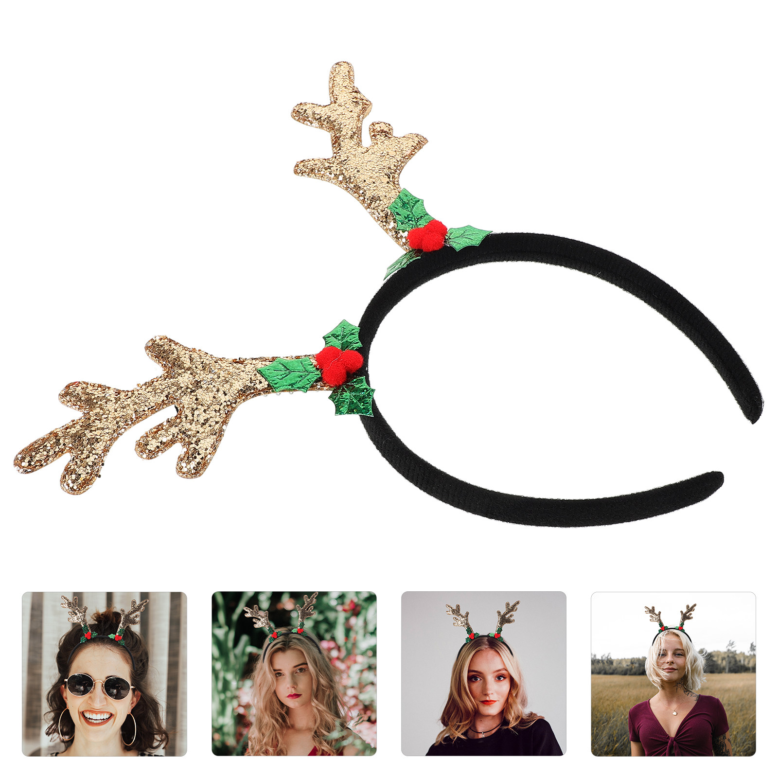Reindeer Antler Headband Women - огляд і ціна Reindeer Antlers Headband