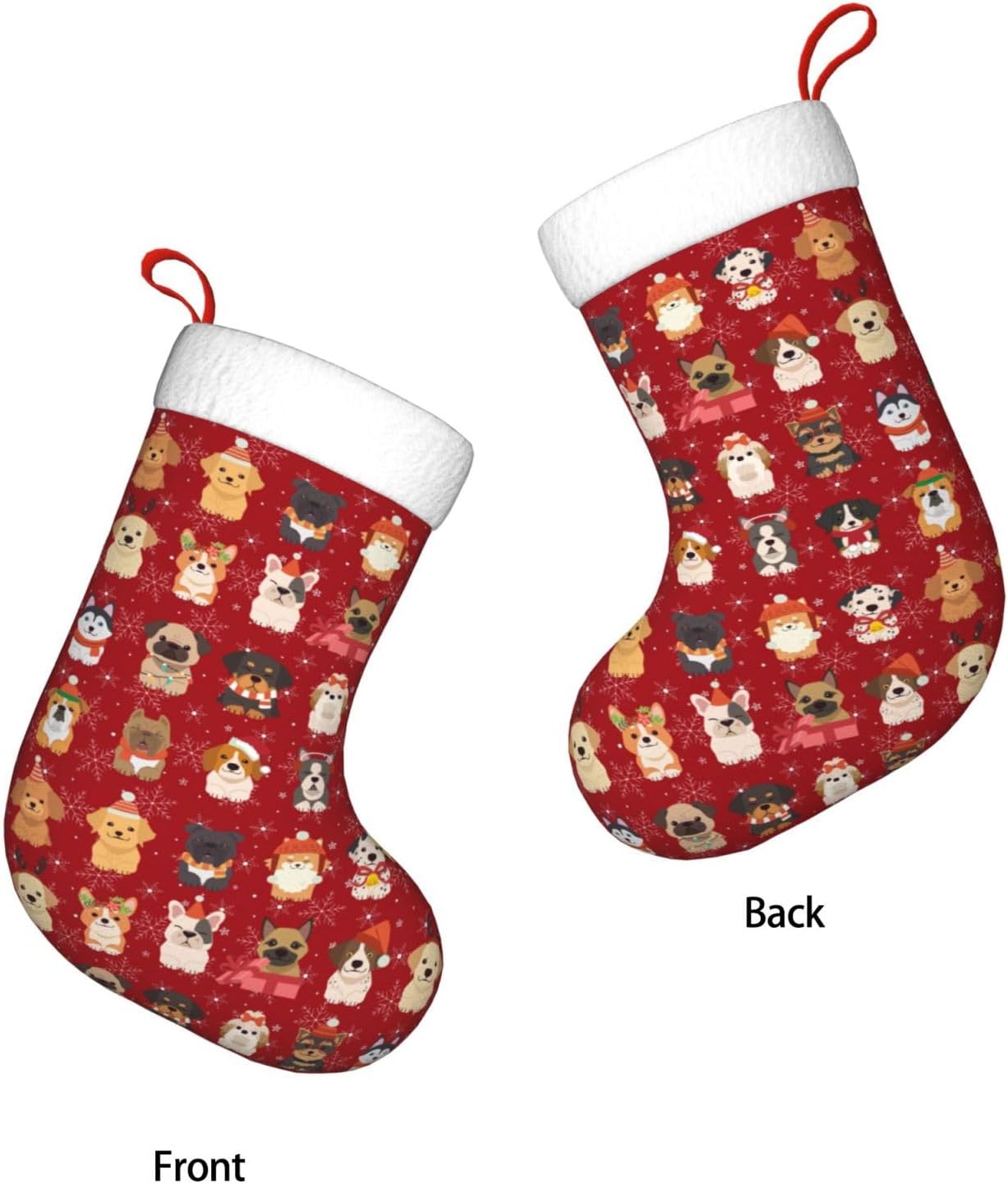 Cute Christmas Dogs Christmas  - огляд і ціна Christmas Stocking Hanging