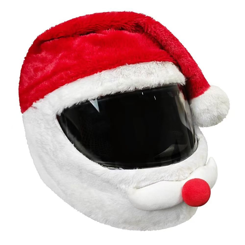 Santa Claus Helmet Cover Plush - огляд і ціна Santa Hat Plush