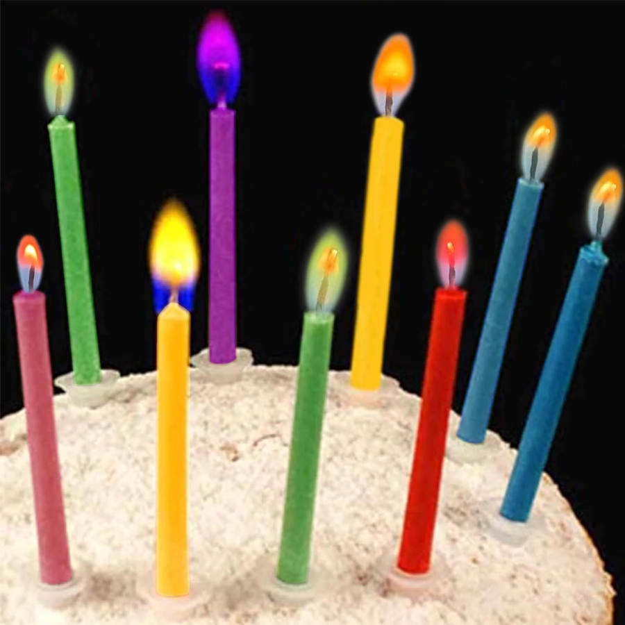 12/24 Pcs birthday cake candle - огляд і ціна Holiday Candle Set